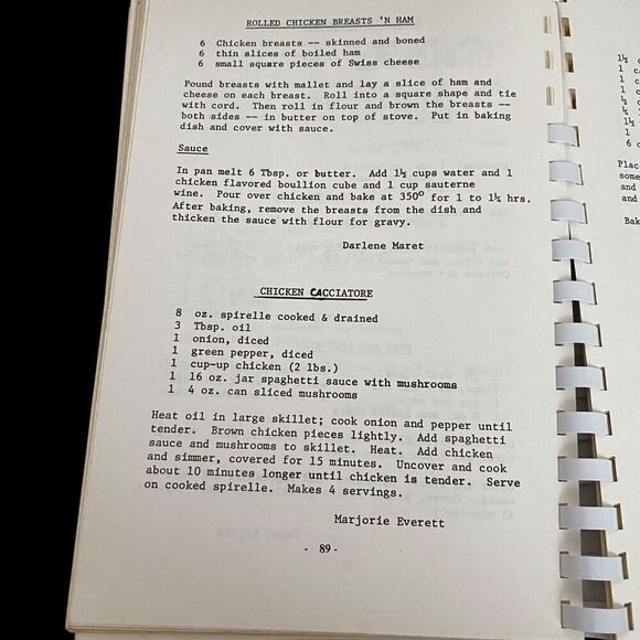 Vtg Cookbook Trinity Lutheran Church Gouglersville PA 1973 Spiral - Picture 3 of 4